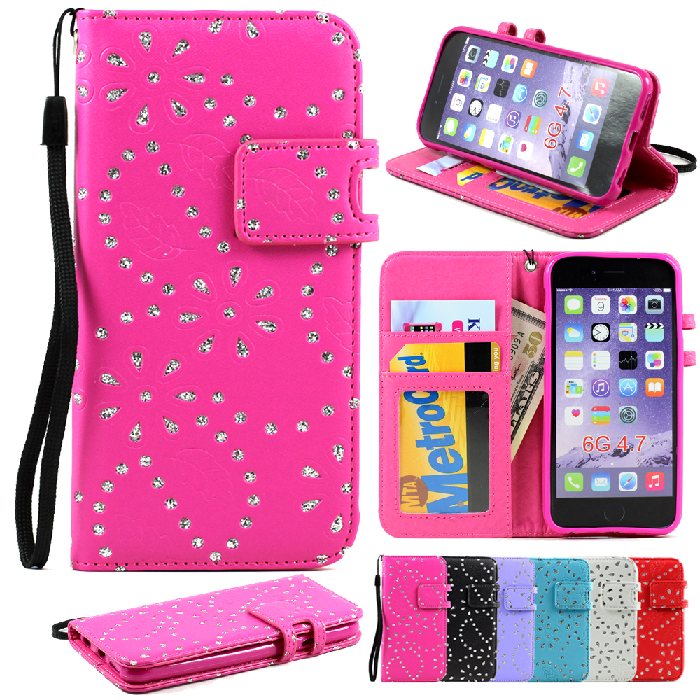 Iphone 6 wallet case best sale leather coach